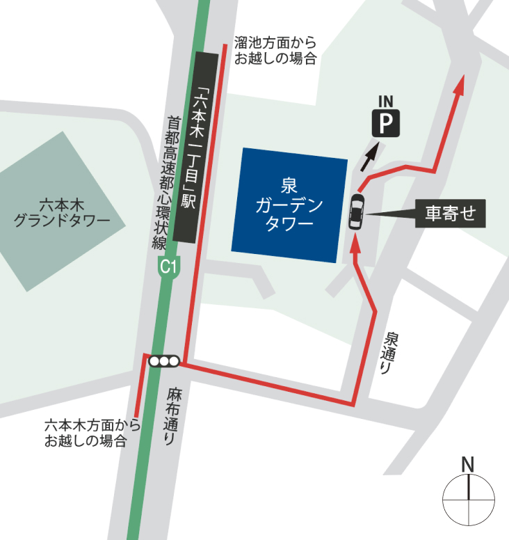 詳細のアクセスマップ
